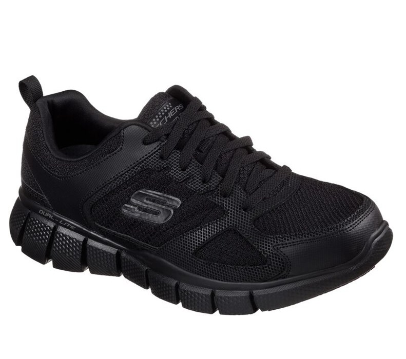 Skechers Herr Svarta Sneakers - Equalizer 2.0 - On Track - Sverige (KEBYO-2419)